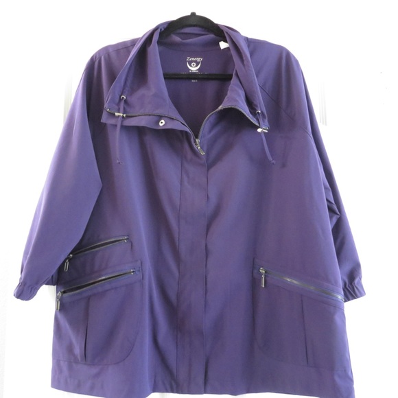 Chico's Jackets & Blazers - 🎈🎈(3/$25) Chico’s Zenergy deep purple jacket